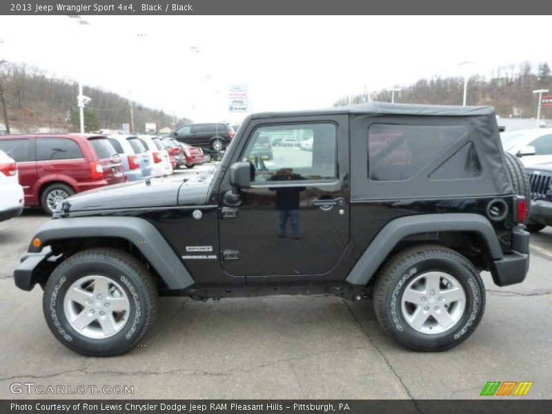 Black / Black 2013 Jeep Wrangler Sport 4x4