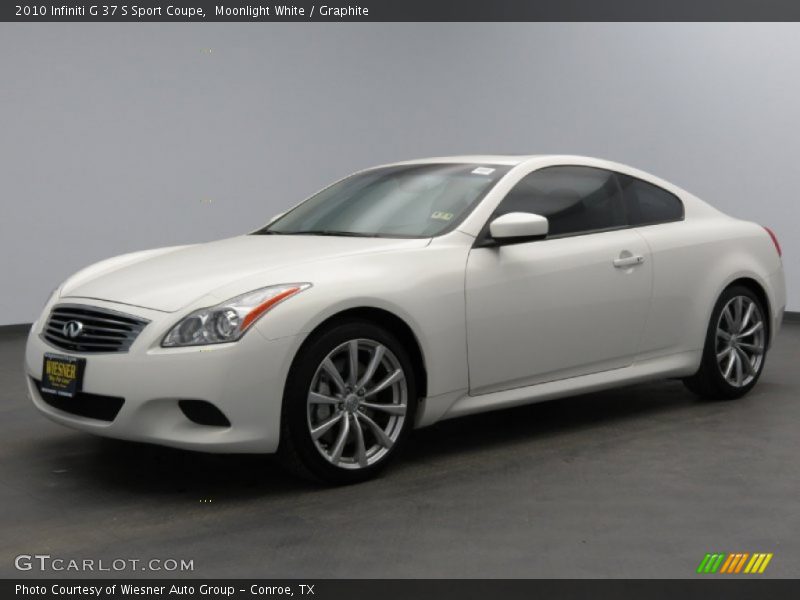 Moonlight White / Graphite 2010 Infiniti G 37 S Sport Coupe