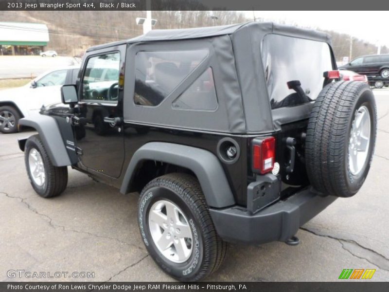 Black / Black 2013 Jeep Wrangler Sport 4x4