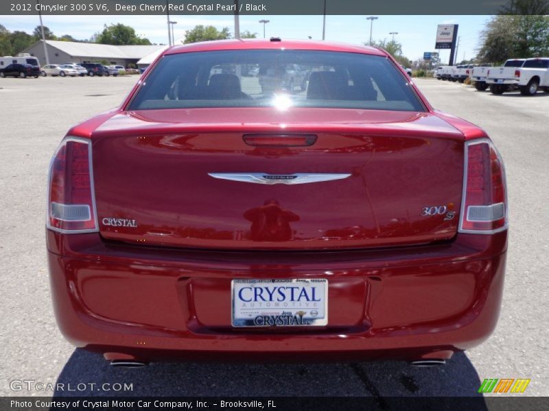 Deep Cherry Red Crystal Pearl / Black 2012 Chrysler 300 S V6