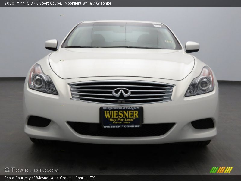 Moonlight White / Graphite 2010 Infiniti G 37 S Sport Coupe