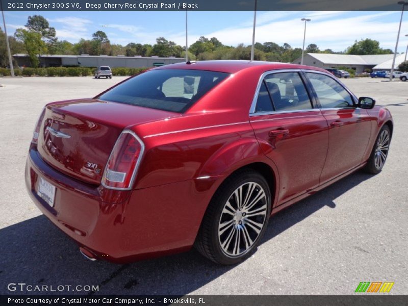 Deep Cherry Red Crystal Pearl / Black 2012 Chrysler 300 S V6