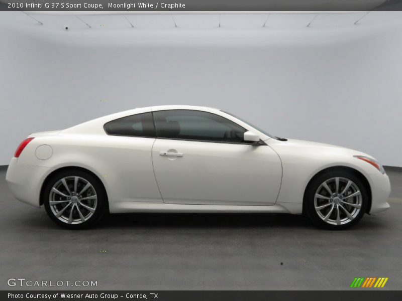 Moonlight White / Graphite 2010 Infiniti G 37 S Sport Coupe