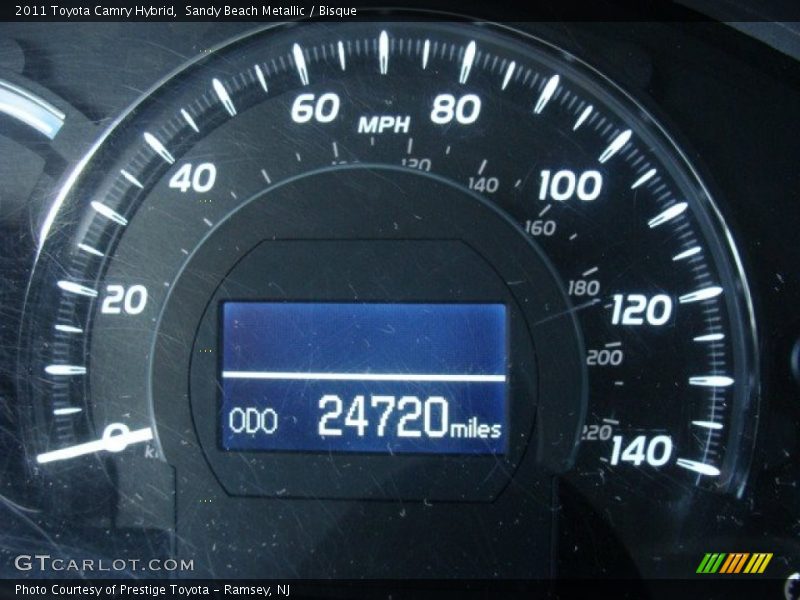 Sandy Beach Metallic / Bisque 2011 Toyota Camry Hybrid