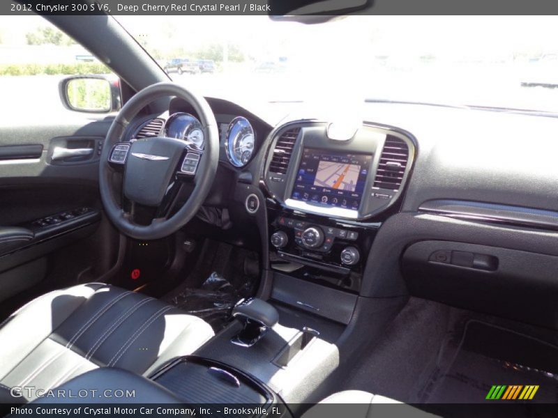 Deep Cherry Red Crystal Pearl / Black 2012 Chrysler 300 S V6