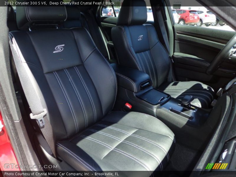 Deep Cherry Red Crystal Pearl / Black 2012 Chrysler 300 S V6