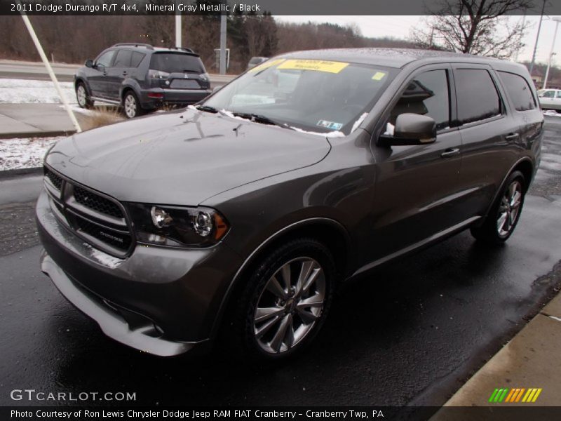 Mineral Gray Metallic / Black 2011 Dodge Durango R/T 4x4