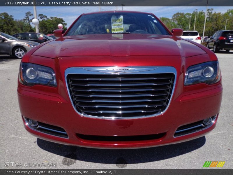 Deep Cherry Red Crystal Pearl / Black 2012 Chrysler 300 S V6