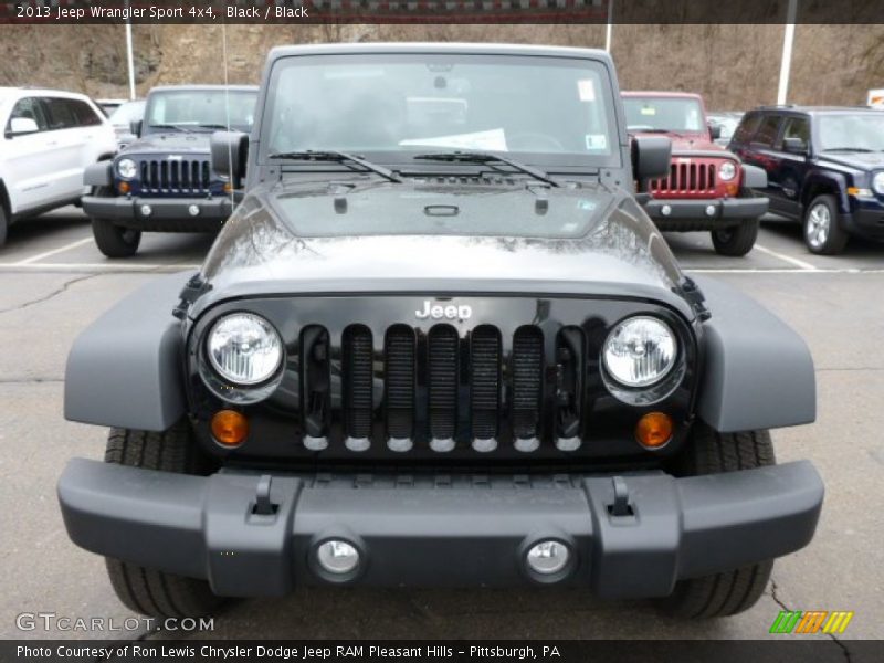 Black / Black 2013 Jeep Wrangler Sport 4x4