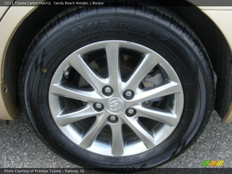Sandy Beach Metallic / Bisque 2011 Toyota Camry Hybrid