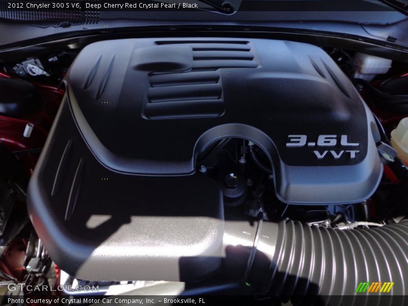 Deep Cherry Red Crystal Pearl / Black 2012 Chrysler 300 S V6