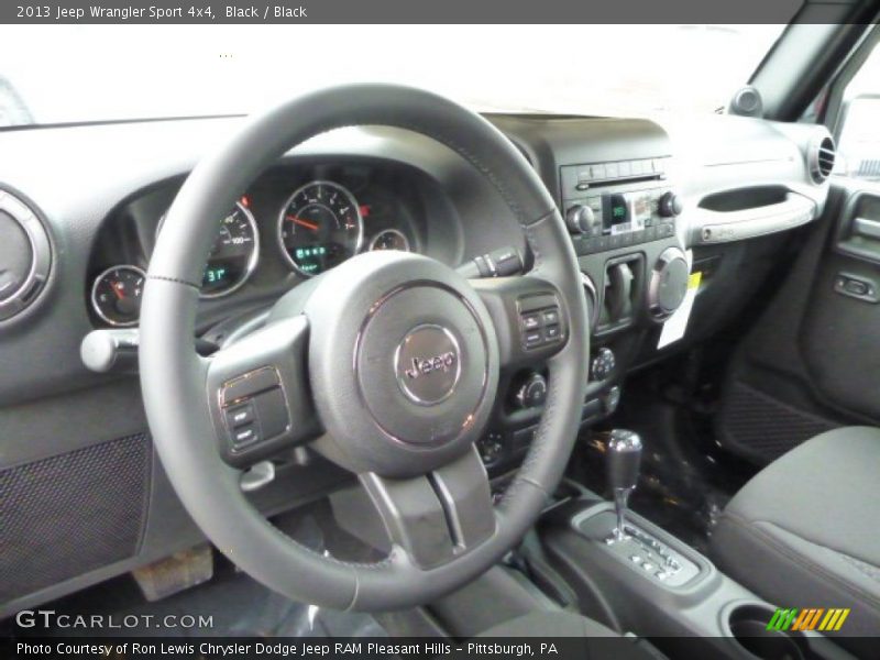 Black / Black 2013 Jeep Wrangler Sport 4x4