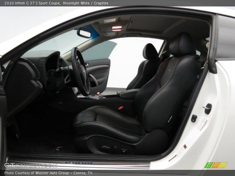 Moonlight White / Graphite 2010 Infiniti G 37 S Sport Coupe