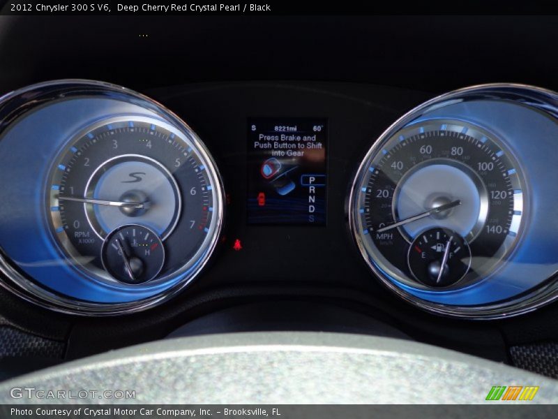 Deep Cherry Red Crystal Pearl / Black 2012 Chrysler 300 S V6
