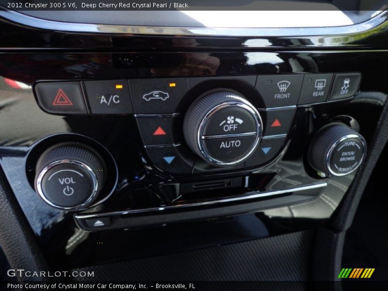 Deep Cherry Red Crystal Pearl / Black 2012 Chrysler 300 S V6