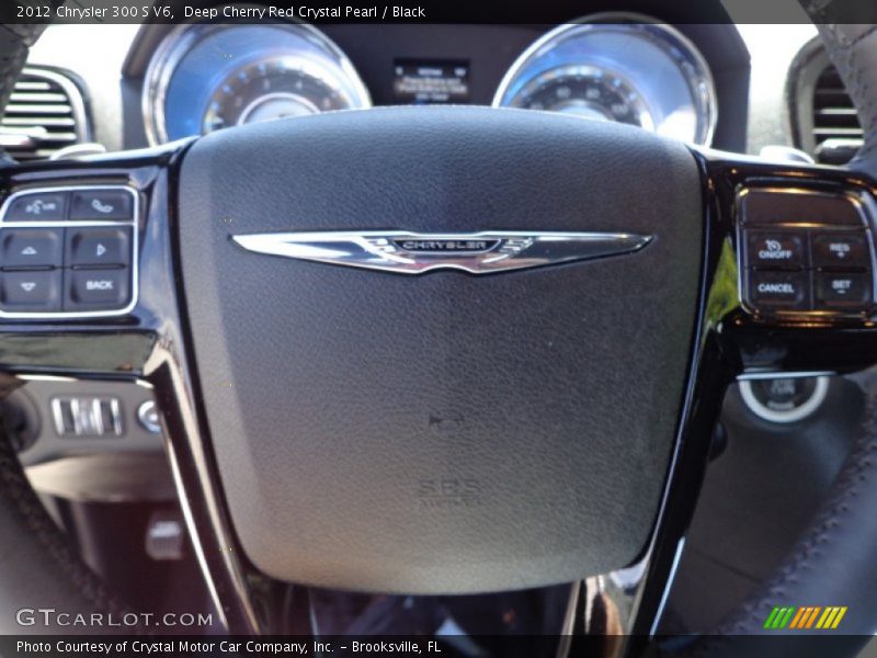 Deep Cherry Red Crystal Pearl / Black 2012 Chrysler 300 S V6