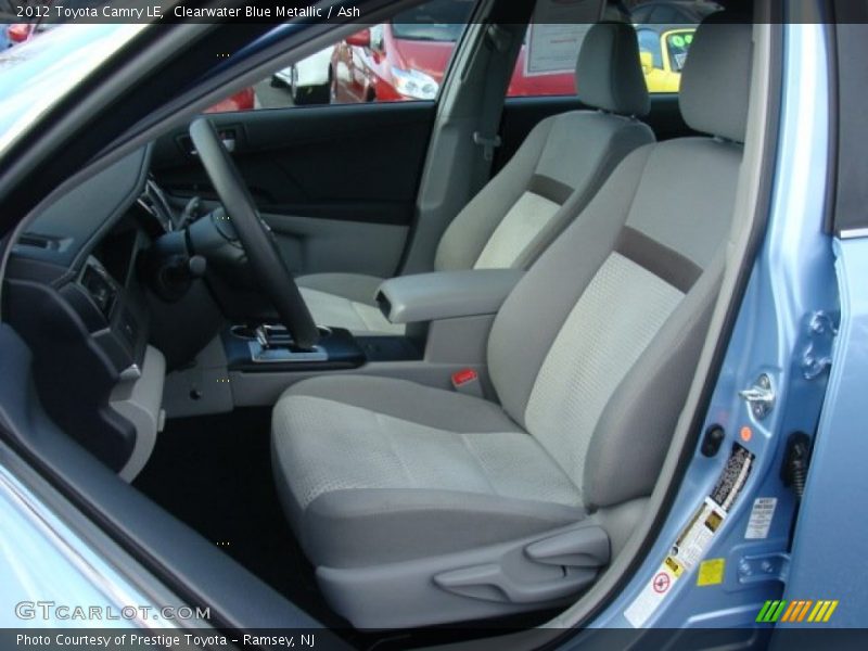 Clearwater Blue Metallic / Ash 2012 Toyota Camry LE