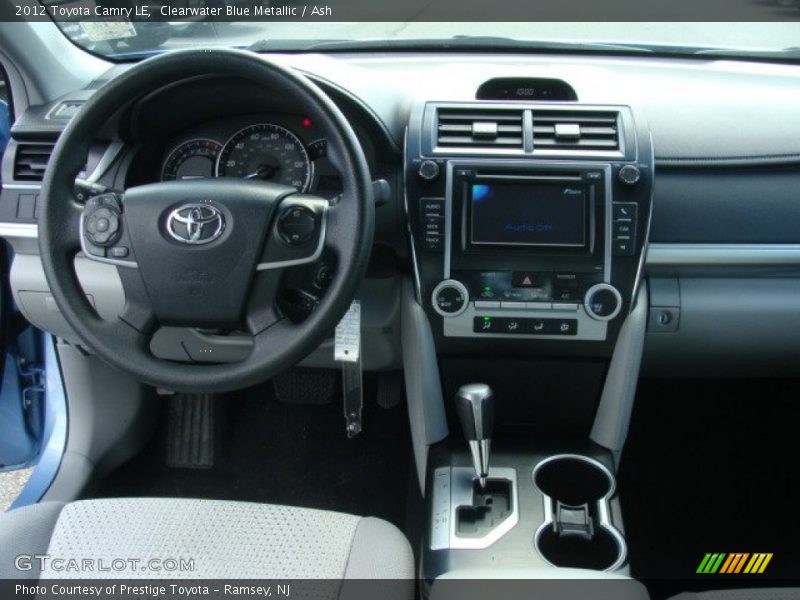 Clearwater Blue Metallic / Ash 2012 Toyota Camry LE