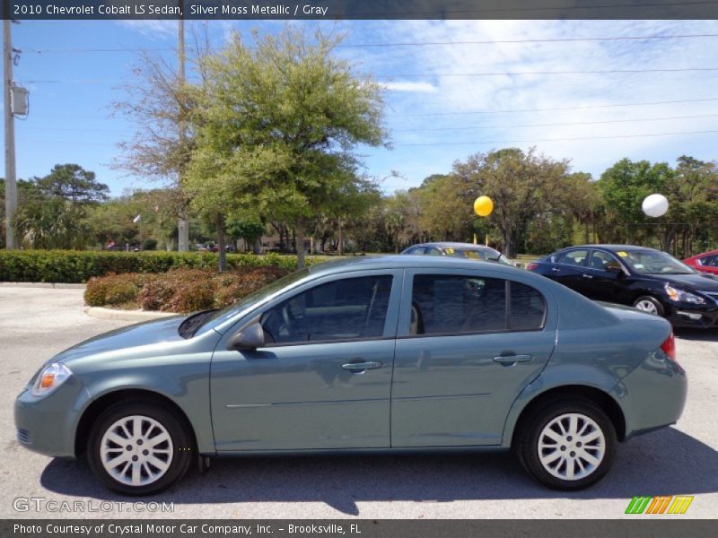 Silver Moss Metallic / Gray 2010 Chevrolet Cobalt LS Sedan