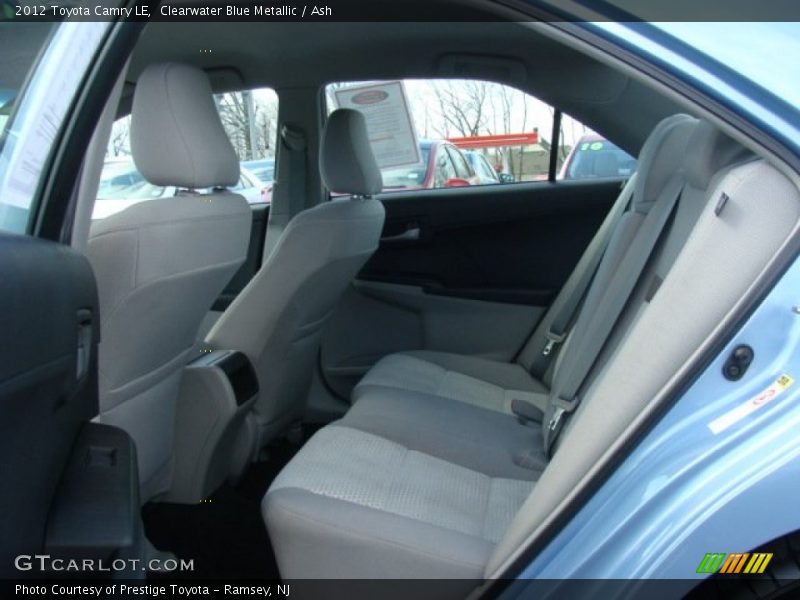 Clearwater Blue Metallic / Ash 2012 Toyota Camry LE