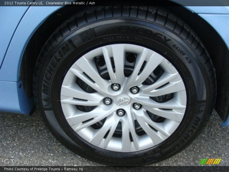 Clearwater Blue Metallic / Ash 2012 Toyota Camry LE