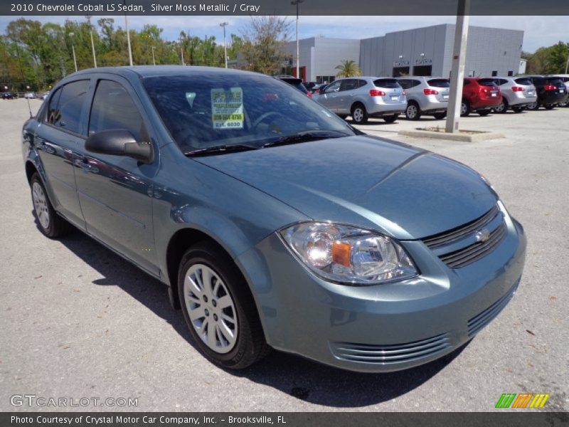 Silver Moss Metallic / Gray 2010 Chevrolet Cobalt LS Sedan