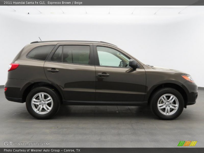 Espresso Brown / Beige 2011 Hyundai Santa Fe GLS