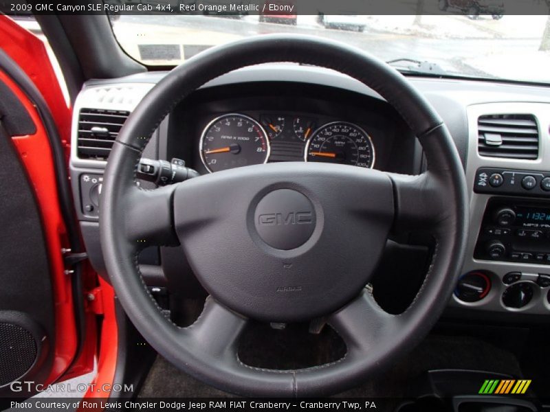  2009 Canyon SLE Regular Cab 4x4 Steering Wheel