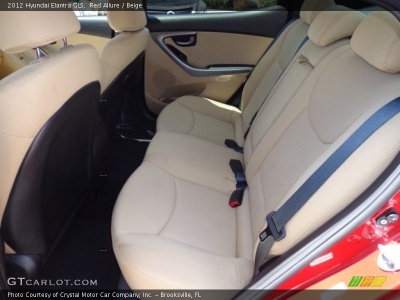Red Allure / Beige 2012 Hyundai Elantra GLS