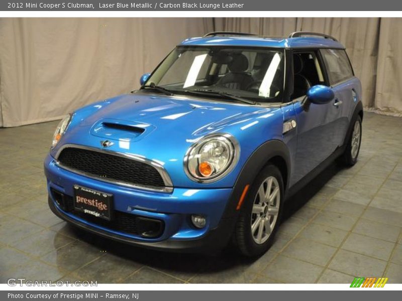 Laser Blue Metallic / Carbon Black Lounge Leather 2012 Mini Cooper S Clubman