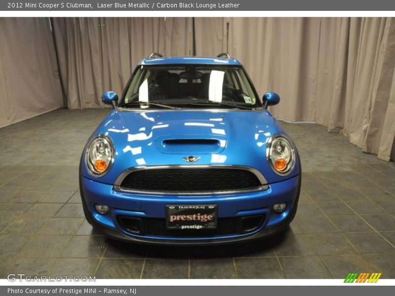 Laser Blue Metallic / Carbon Black Lounge Leather 2012 Mini Cooper S Clubman