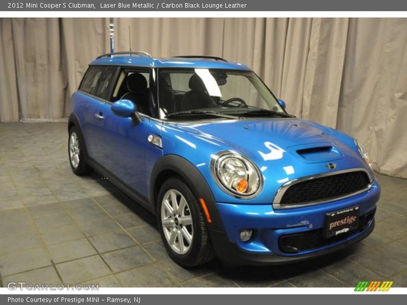 Laser Blue Metallic / Carbon Black Lounge Leather 2012 Mini Cooper S Clubman