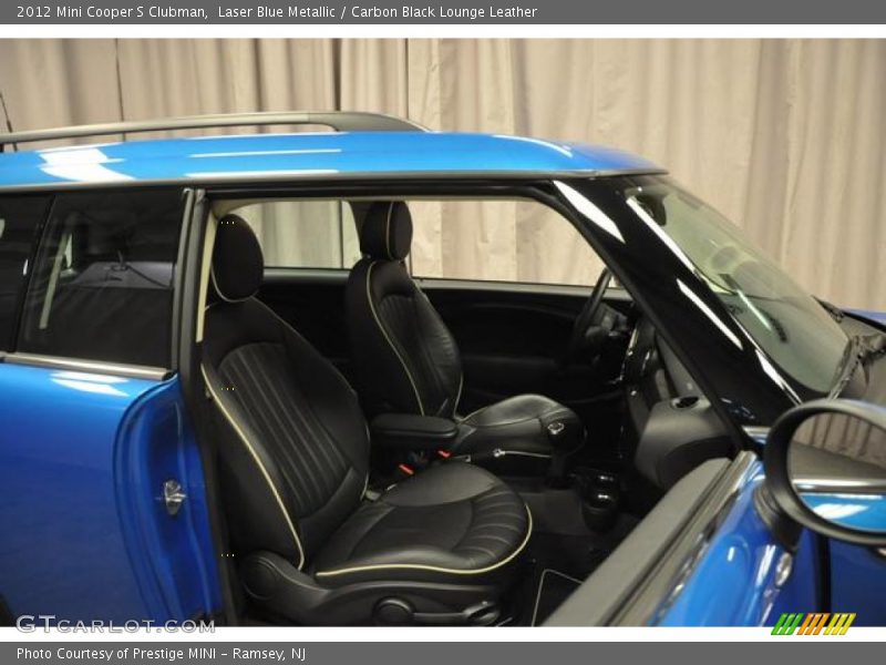 Laser Blue Metallic / Carbon Black Lounge Leather 2012 Mini Cooper S Clubman