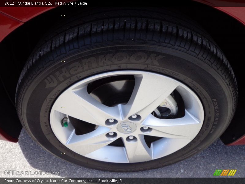 Red Allure / Beige 2012 Hyundai Elantra GLS