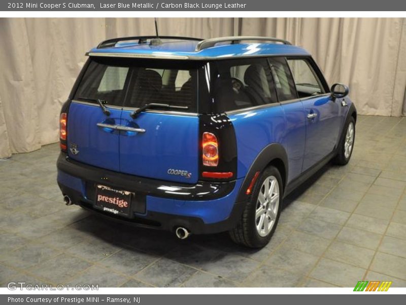 Laser Blue Metallic / Carbon Black Lounge Leather 2012 Mini Cooper S Clubman