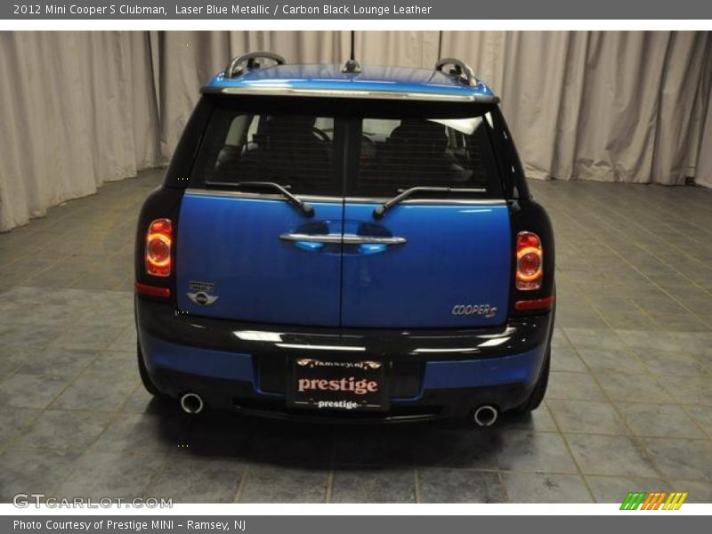 Laser Blue Metallic / Carbon Black Lounge Leather 2012 Mini Cooper S Clubman