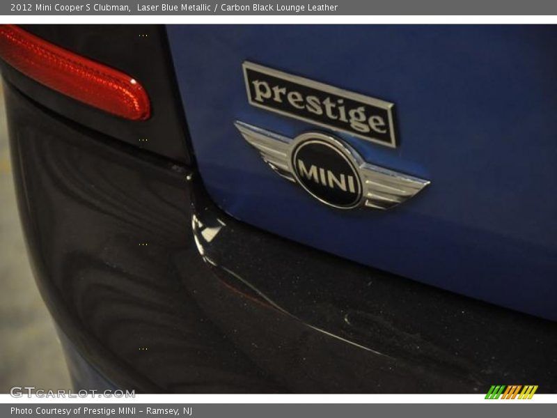 Laser Blue Metallic / Carbon Black Lounge Leather 2012 Mini Cooper S Clubman