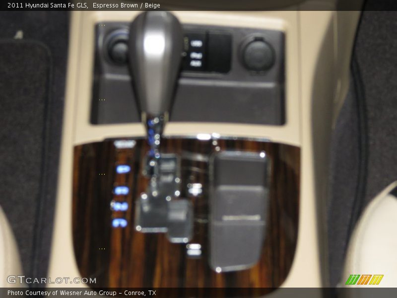 Espresso Brown / Beige 2011 Hyundai Santa Fe GLS