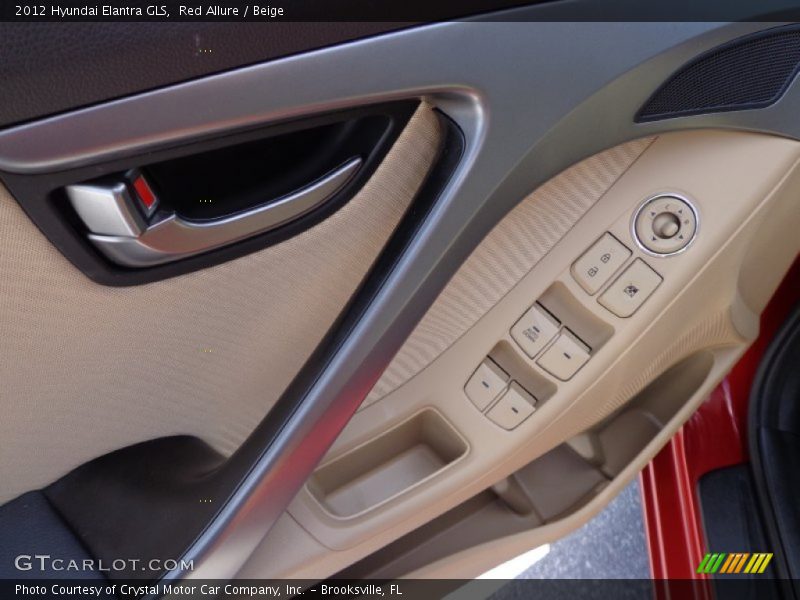 Red Allure / Beige 2012 Hyundai Elantra GLS