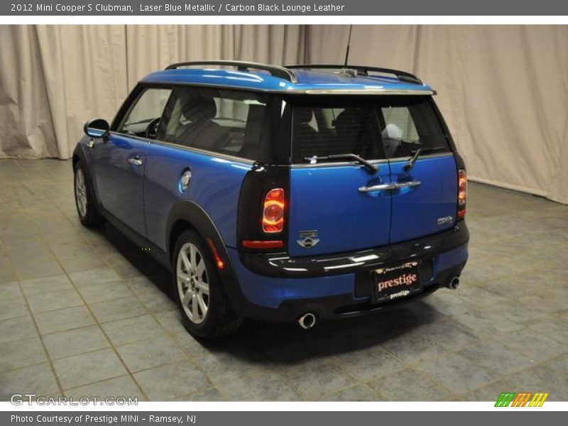 Laser Blue Metallic / Carbon Black Lounge Leather 2012 Mini Cooper S Clubman
