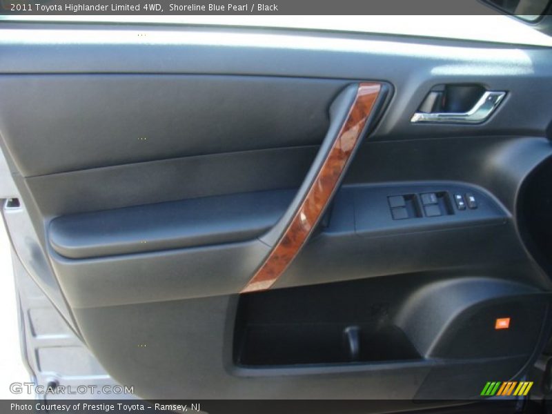 Shoreline Blue Pearl / Black 2011 Toyota Highlander Limited 4WD