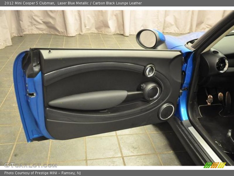 Laser Blue Metallic / Carbon Black Lounge Leather 2012 Mini Cooper S Clubman