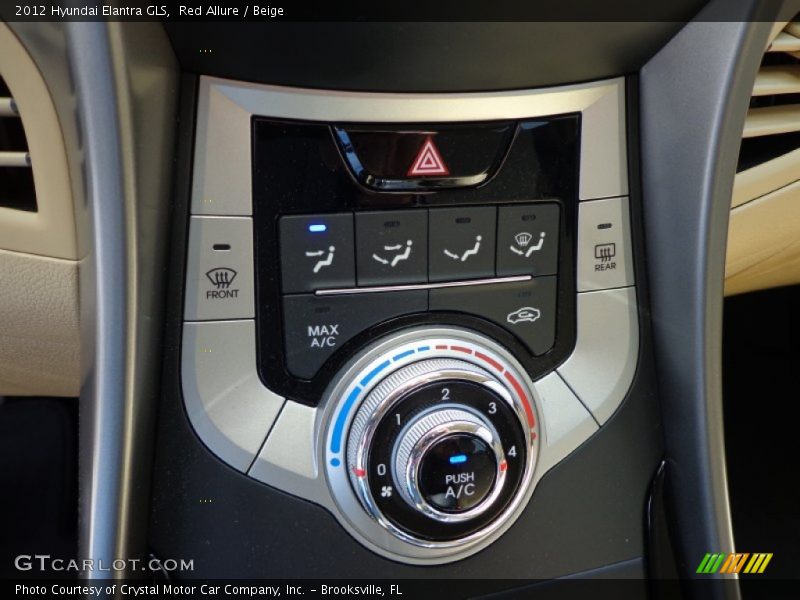 Red Allure / Beige 2012 Hyundai Elantra GLS