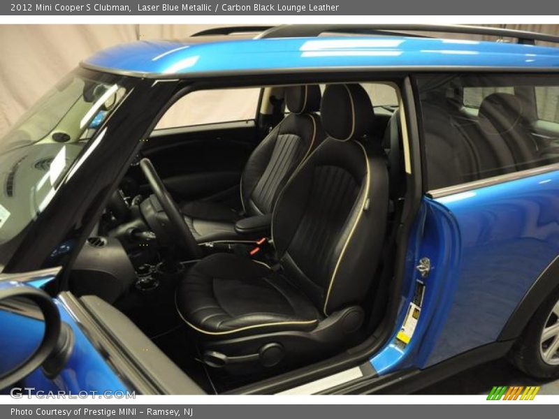 Laser Blue Metallic / Carbon Black Lounge Leather 2012 Mini Cooper S Clubman