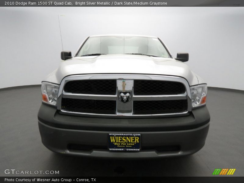 Bright Silver Metallic / Dark Slate/Medium Graystone 2010 Dodge Ram 1500 ST Quad Cab