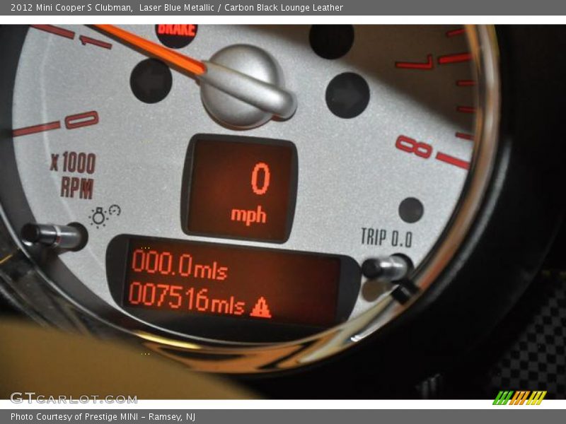 Laser Blue Metallic / Carbon Black Lounge Leather 2012 Mini Cooper S Clubman