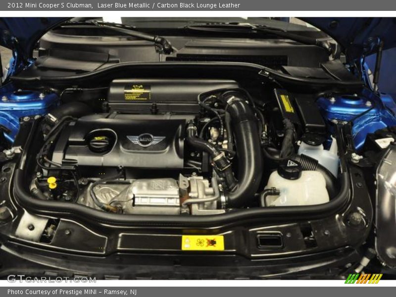 Laser Blue Metallic / Carbon Black Lounge Leather 2012 Mini Cooper S Clubman