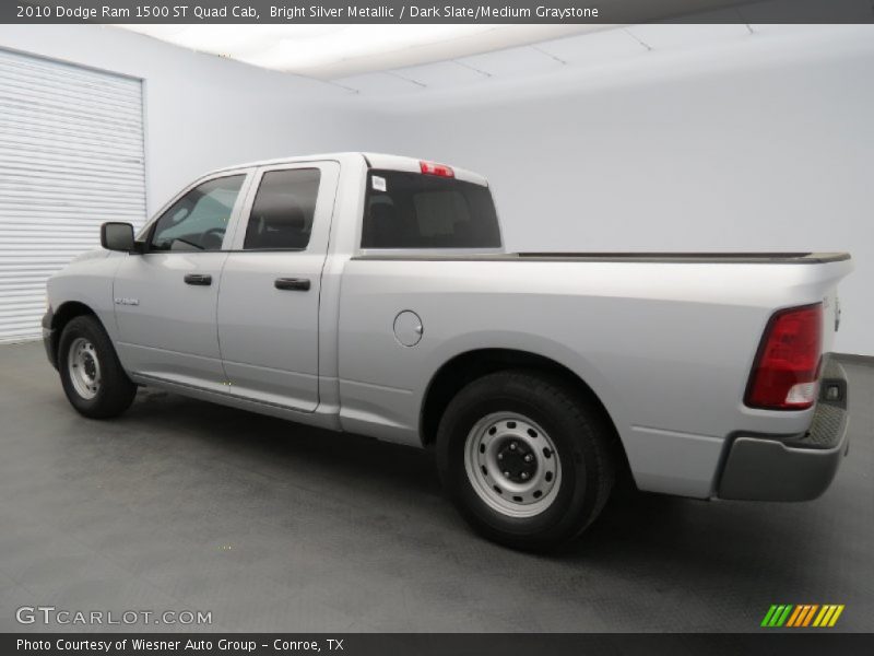 Bright Silver Metallic / Dark Slate/Medium Graystone 2010 Dodge Ram 1500 ST Quad Cab