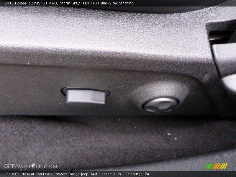 Storm Gray Pearl / R/T Black/Red Stitching 2013 Dodge Journey R/T AWD