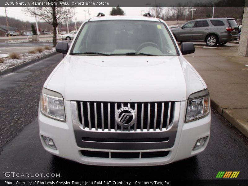 Oxford White / Stone 2008 Mercury Mariner Hybrid 4WD